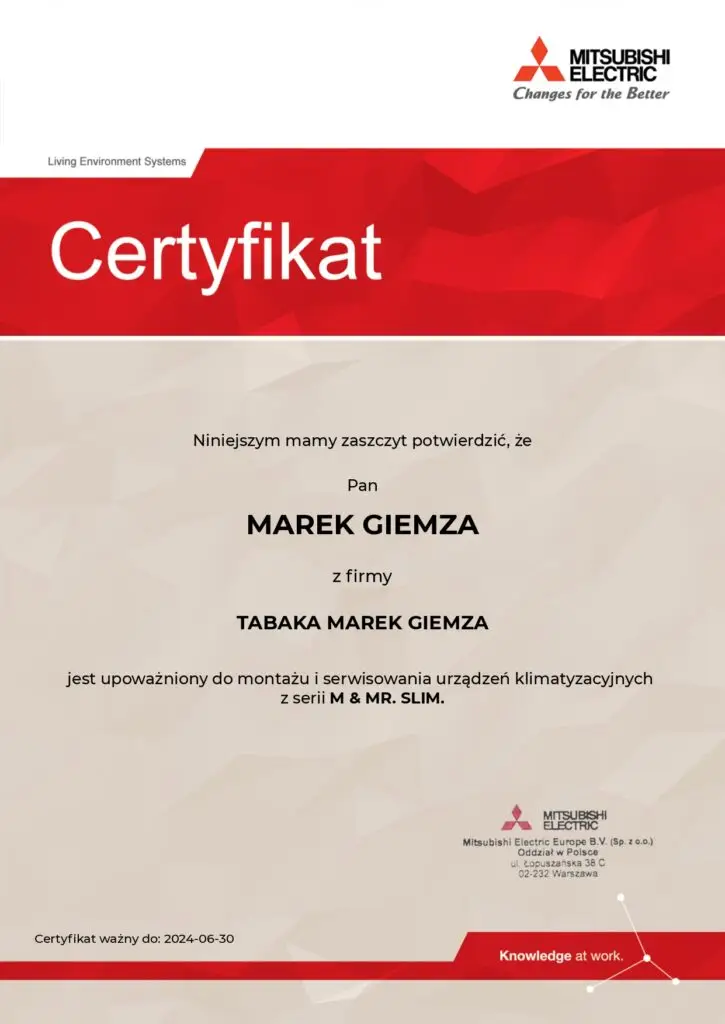 Mitsubishi certyfikat Giemza 3 page 0001