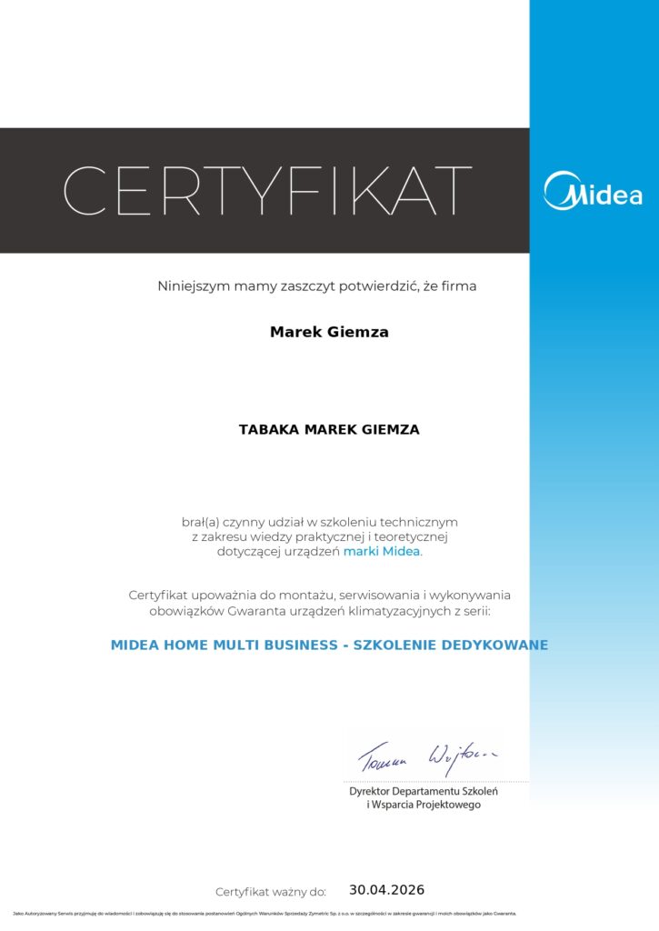 Midea klimatyzacja page 0001